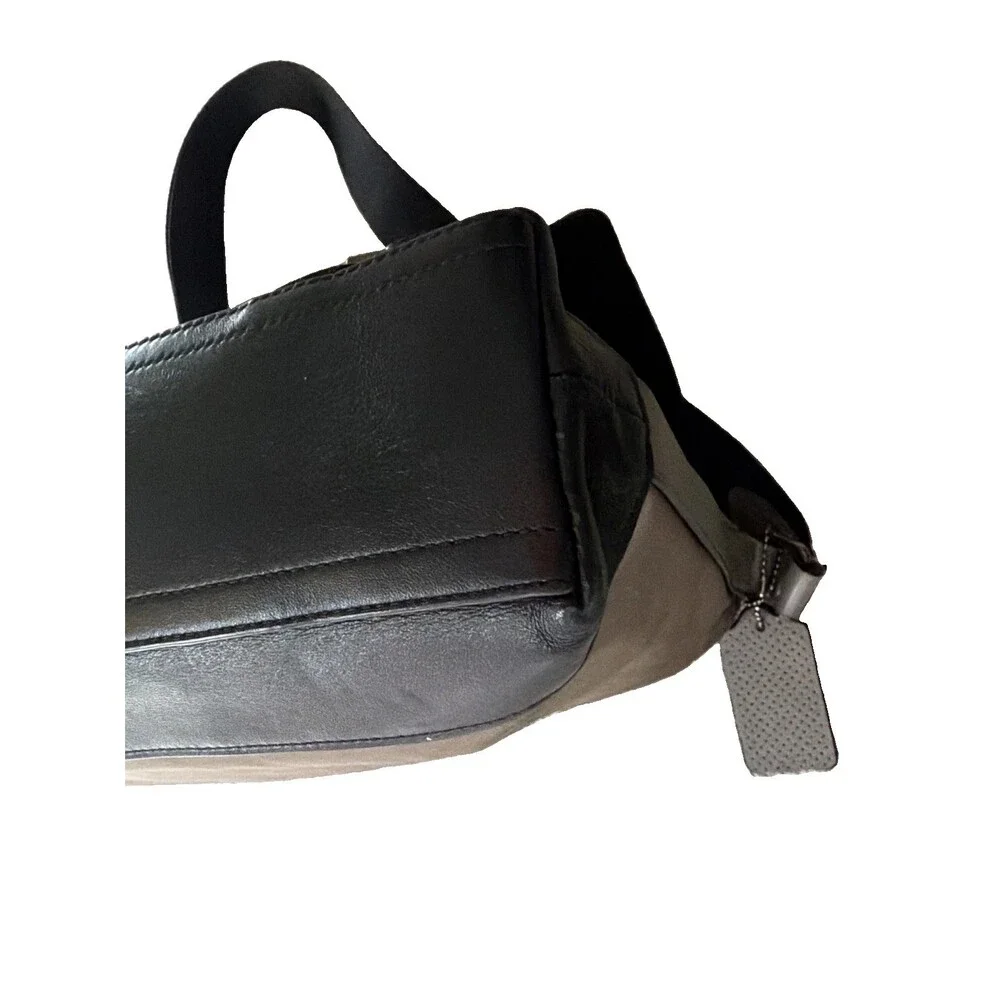 Mens Gray Black Upcrafted Sullivan Messenger Excellent Condition Rare COACH Bag